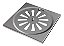 Ralo de Inox para Banheiro 10x10cm - Ralo Quadrado Docol - Imagem 1