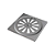 Ralo de Inox para Banheiro 10x10cm - Ralo Quadrado Docol - Imagem 1
