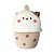 GATINHO DE CHÁ COM LEITE DE PELÚCIA (42CM) - Imagem 1