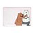 TAPETE DE PELÚCIA ROSA - URSO SEM CURSO/WE BARE BEARS - Imagem 1