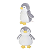 Pinguim De Pelúcia Super Fofinho Antialérgico Miniso - Imagem 1