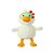 PATO SENTADO COM ÓCULOS DE MERGULHO DE PELÚCIA (27 cm) - Imagem 1