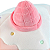 Almofada Fofinha Pelúcia Sorvete Rosa Antialérgica Miniso - Imagem 2