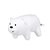 PELÚCIA DA COLEÇÃO URSO SEM CURSO/WE BARE BEARS - POLAR - Imagem 1