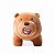 Pelúcia Fofa Pardo Urso Sem Curso Original Miniso - Imagem 2