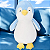 Pinguim De Pelúcia Super Fofinho Antialérgico Miniso - Imagem 4