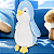 Pinguim De Pelúcia Super Fofinho Antialérgico Miniso - Imagem 8