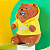 Pelúcia We Bare Bears Urso Pardo Fofinho Miniso - Imagem 9
