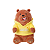 Pelúcia We Bare Bears Urso Pardo Fofinho Miniso - Imagem 4
