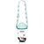 GARRAFA COM ALÇA DE OMBRO E CANUDO - 400 ML - URSO SEM CURSO/WE BARE BEARS PANDA COR AZUL - Imagem 1