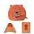 ALMOFADA QUE VIRA COBERTOR URSO SEM CURSO/WE BARE BEARS PARDO - Imagem 1