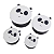 Kit de 4 Potes Marmitinha We Bare Bears Panda Miniso Fofo - Imagem 2