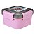 Pote Bento Box Dupla Camada 1,1l Miniso Marmitinha Rosa - Imagem 1