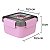 Pote Bento Box Dupla Camada 1,1l Miniso Marmitinha Rosa - Imagem 2