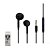 FONE DE OUVIDO MEIA ENTRADA CONECTOR 3.5 MM PRETO - Imagem 1