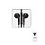 FONE DE OUVIDO, CONECTOR DE 3.5 MM, COR PRETO - Imagem 1