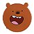 Kit 4 Potes Miniso We Bare Bears Urso Sem Curso Pardo - Imagem 12