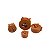 Kit 4 Potes Miniso We Bare Bears Urso Sem Curso Pardo - Imagem 3