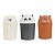 Lixeira de Mesa Ursos Sem Curso Miniso Pardo Polar Panda - Imagem 1