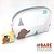 Necessaire Oval, Pardo Urso Sem Curso/WE BARE BEARS Cinza - Imagem 1