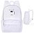 Mochila Polar/ice Bear, Urso Sem Curso, Branca, Poliéster - Imagem 1