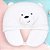 Almofada Pescoço Ursos sem curso Polar/WE BARE BEARS Com capuz. - Imagem 1