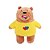 Pelúcia, Urso Sem Curso/WE BARE BEARS Pardo - Roupinha Amarela - Imagem 1