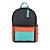 Mochila Para Passeio Cor Verde/Laranja/Azul - Imagem 1
