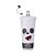Copo com canudo - URSO SEM CURSO/We Bare Bears - 550ml - Panda - Imagem 1