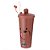 Copo com canudo - URSO SEM CURSO/We Bare Bears - 550ml - Pardo - Imagem 1