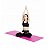 TAPETE PARA PRATICA DE YOGA COR ROSA 3mm.173x61CM. - Imagem 3