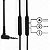 Fone Miniso P2 Preto Com Microfone E Controle Volume - Imagem 5