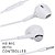 Fone De Ouvido (Auscultador), Conector De 3.5 mm,Branco - Imagem 1