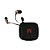 Fone de ouvido bronze com preto conjunto com uma bolsa - Imagem 1