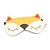 Máscara para dormir Gatinho Amarelo, com gel relaxante - Imagem 1