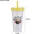 COPO TUMBLER COM CANUDO SÉRIE MARVEL THOR 420ml. - Imagem 1
