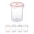 MARMITA BENTO BOX REDONDA SÉRIE MARVEL 750ml. - Imagem 1