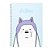CADERNO COM 26 FOLHAS PAUTADAS MODELO URSO SEM CURSO/WE BARE BEARS - Imagem 3