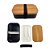 MARMITA BENTO BOX  DESIGN DE MADEIRA COM GARFO E COLHER  900ml. - Imagem 2