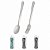 Kit Talheres Inox Com Bolsinha Portátil Miniso Original - Imagem 1