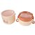 MARMITA BENTO BOX DUPLA MARROM BREAD GUJI GUJI 1700ml. - Imagem 2
