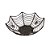 CESTA PARA DOCES HALLOWEEN MODELO TEIA DE ARANHA TAMANHO 28X28X8cm. - Imagem 3