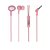 FONE DE OUVIDO MODELO PEA IN EAR SE383 COR ROSA E BRANCO - Imagem 1