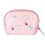 NECESSAIRE PARA COSMÉTICOS MODELO HOHO BEAR CONCHA COR ROSA - Imagem 1