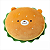 ALOMOFADA REDONDA EM FORMATO DE HAMBURGUER 40cm. - Imagem 6