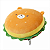 ALOMOFADA REDONDA EM FORMATO DE HAMBURGUER 40cm. - Imagem 1