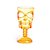 TAÇA CALICE MODELO CAVEIRA HALLOWEEN COR LARANJA 382ml. - Imagem 1