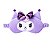 Máscara Fofinha Para Dormir Kuromi Sanrio Miniso - Imagem 1
