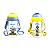 Garrafa Squeeze Infantil com Canudo e Alça Minions Miniso - Imagem 10