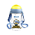 Garrafa Squeeze Infantil com Canudo e Alça Minions Miniso - Imagem 2
